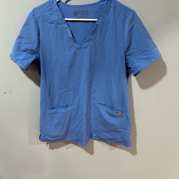 Figs Tops - Figs technical scrub shirt size medium blue